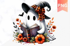 Halloween Ghost Sublimation - Halloween Clipart PNG Design Product Image 1