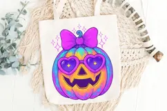 Iridescent Pumpkin PNG, Coquette Pumpkin Png, Coquette Png. Product Image 6