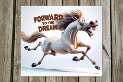 Funny horse | 4 skinny tumbler Sublimation designs, PL2 Product Image 3