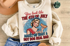You Look Like the 4th of July Funny PNG T-Shirt|4th of July Product Image 2