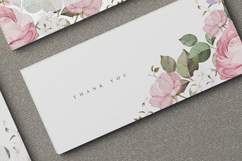 beautiful wedding card invitation set with roses flower Product Image 7
