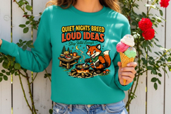 Quiet Nights Loud Ideas Camping Fox Product Image 2