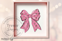 Pink Luxury Bow PNG Chic Fashion Ribbon Girly Design Art Product Image 6
