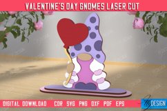 Valentine's Day Gnomes Laser Cut Bundle. Valentines Decor Product Image 2