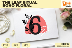 The Leaf Ritual Boho Floral Monogram Product Image 1
