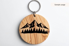 Mountain SVG Bundle - 10 Hand Drawn Mountain Designs Product Image 5