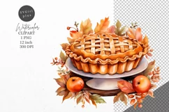 Thanksgiving clipart, Pie clipart, Autumn clipart Product Image 1