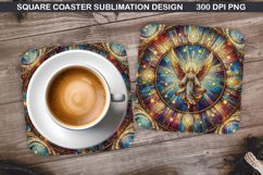 Christian Coaster Sublimation, Christian Coaster PNG Design Product Image 1