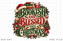 This Christmas Read More Stress Less PNG, Christmas Books Product Image 4