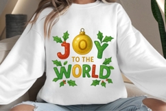 Joy to the world png design for T-shirts Product Image 4