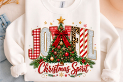 Joyful Christmas Spirit Tree PNG Product Image 1