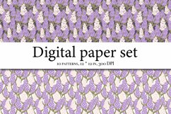 Wildflowers Aesthetics Digital Paper, Meadow Flowers Product Image 3