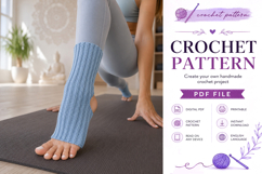 Crochet Yoga Socks Pattern PDF Product Image 4