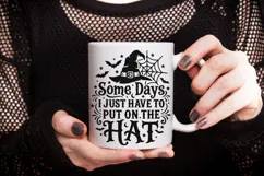 Some Days I Just Have To Put The Hat On Svg, Witch Hat Svg. Product Image 8