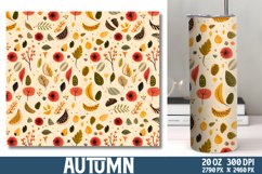 Autumn Tumbler Wrap, Tumbler Wrap PNG Product Image 1