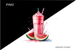 Milkshake Clipart, Food Clipart Product Image 1
