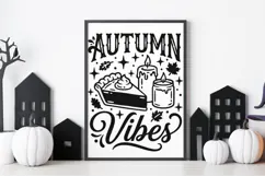 Autumn Vibes Svg, Cozy Season Svg, Pumpkin Pie Svg. Product Image 8