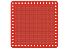 Square basket base for embroidery digital file 10 inch cross Product Image 7