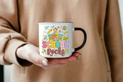 School Rocks PNG, Back to School PNG, Teacher Shirt Design Product Image 4