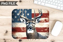 4th Of July Deer Sublimation Mouse Pad PNG Bundle Product Image 8