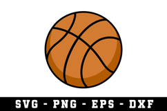 Basketball Svg |Basketball SVG Cut files | Cricut Product Image 1