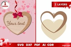 Valentines Tags | Laser Cut Gift | Glowforge Product Image 5