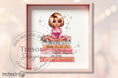 Bride Chibi PNG Bridal Shower Sublimation Bridesmaid design Product Image 9