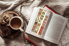 Cute Indoor Cat Illustration Bookmark Set,Cozy Kitty Art Product Image 7
