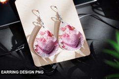 Valentines Day Teardrop Sublimation- Valentines Day Earring Product Image 1