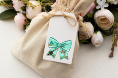 Fishing Fanatic Coquette Bow Clipart, camping adventure Product Image 6