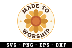 Made To Worship Svg |Risen SVG Cut files | Cricut Product Image 1