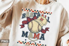 Baseball mama Sublimation - 4th of July PNG Design Product Image 1