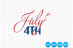 4th of July SVG Design, 4th of July SVG Cut file design Product Image 1