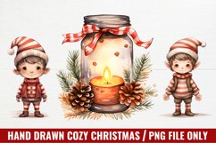 Cozy Christmas Sublimation, Christmas Clipart Product Image 1