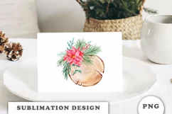 Winter Floral Decor Clipart PNG Product Image 7