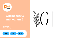 Wild Beauty Monogram Floral Product Image 1