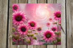Impressionism sunflowers | straight skinny tumbler design Product Image 7