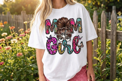 Mom Of Girl PNG sublimation | Mother's Day PNG T-Shirt Product Image 2