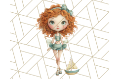 Summer Days Clipart, Whimsical Kids PNG Graphics Product Image 3