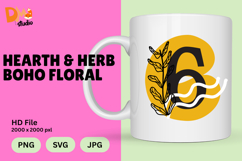 Hearth &amp; Herb Boho Floral Monogram Product Image 1