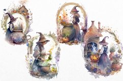 Halloween clipart, Witch clipart, Autumn clipart Product Image 2