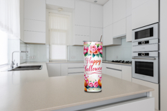 Dusty Pastel Pumpkin 20oz Tumbler Wrap | Halloween Tumbler Product Image 3