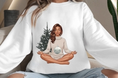 Christmas motivational women png design for T-shirts Product Image 4