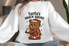 Bear snack squad png design for T-shirts Product Image 4