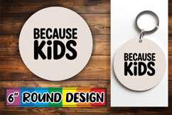 Luminous Round Ornaments Sublimation, Mother's Day Product Image 1