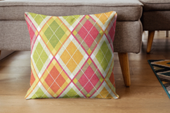 Bright Summer Plaid Digital Paper, Seamless Multicolor Product Image 7