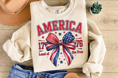 America 1776 Land Of The Free PNG T-Shirt|4th of July PNG Product Image 7
