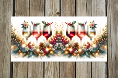 Christmas moods | watercolor xmas Sublimation Mug design P2 Product Image 3