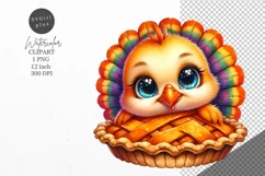 Autumn clipart, Turkey clipart, Thanksgiving clipart Product Image 1