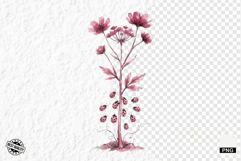 Summer Wildflowers &amp; Lady Bugs Clipart Product Image 1
